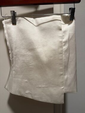 Zara Satin Structured Top